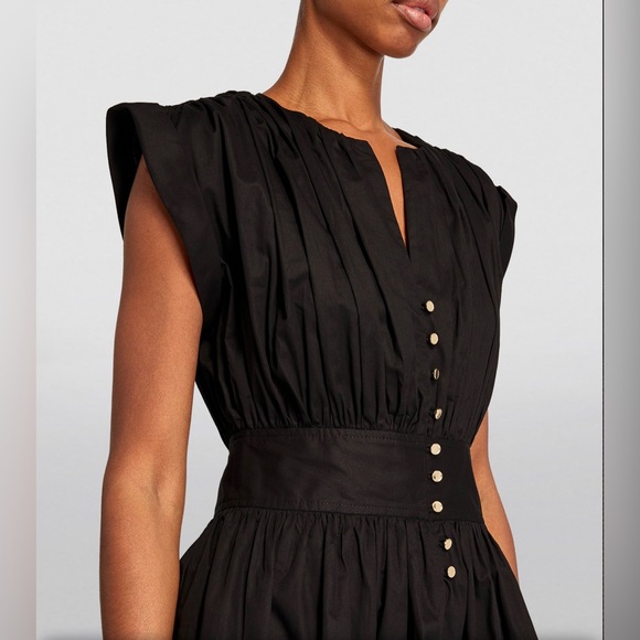 SANDRO 100% COTTON MINI DRESS - Picture 3 of 11